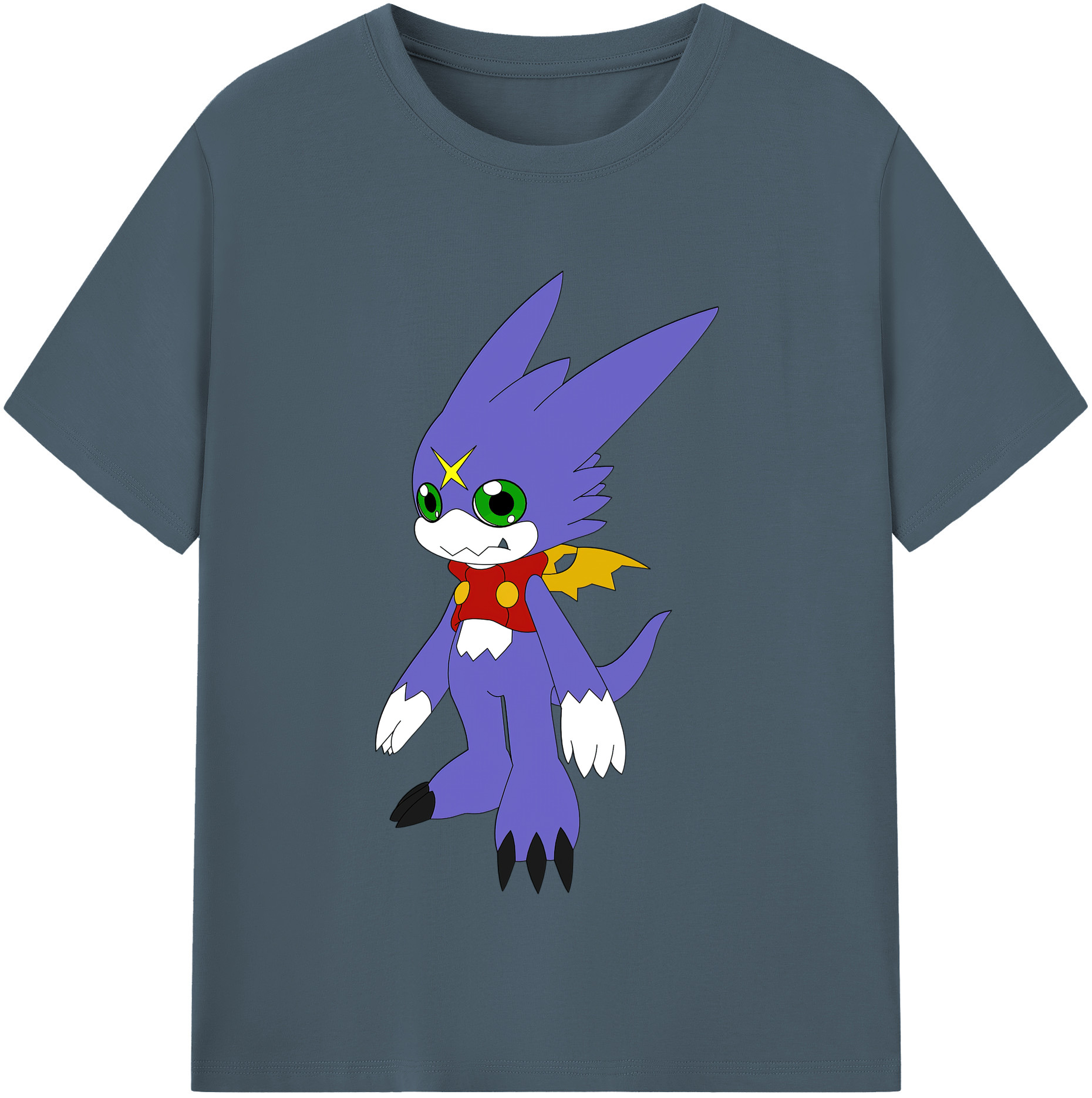 （画像用） Digimon デジタルモンスター/デジモン 綿100％半袖Tシャツ（フロントプリント）